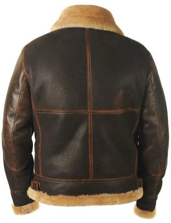 Maverick | Leather Jacket with Fur