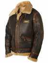 Maverick | Leather Jacket with Fur